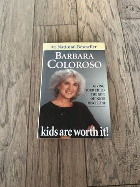 Barbara Coloroso "Kids Are Worth It!" Paperback Book - Black & Cream Cover